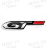 Emblema Logo Metallo 3D GT Adesivo Distintivo Carrozzeria Lato Posteriore Bagagliaio Per 308 408 508 2008 3008 5008 206 GT RCZ