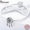 Bamoer 100% 925 Sterling Silver Moon Shape Dream Catcher Trendy Charm Beads Fit Charm Bracelets