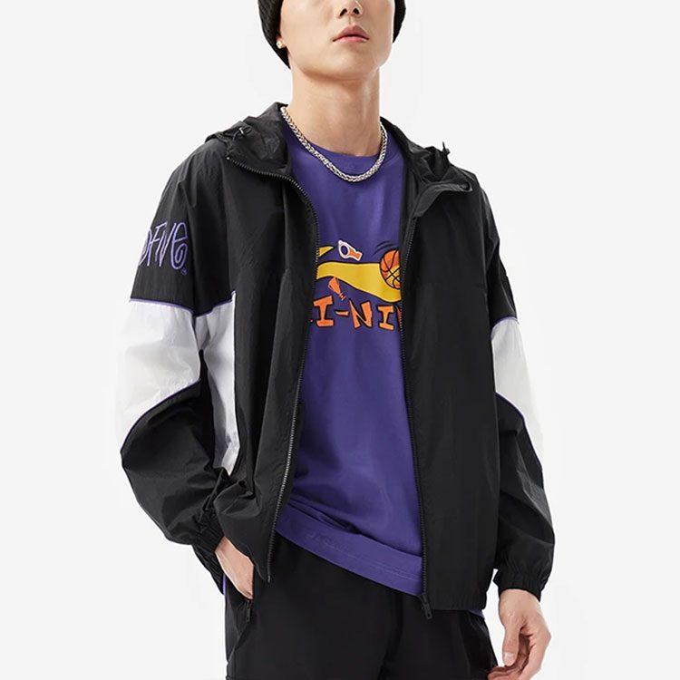 Li Ning BADFIVE Jackets Men's Black Hooded Moderate Other AFDS361-1