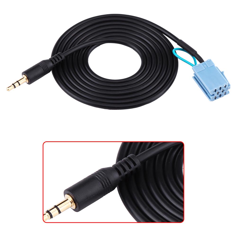 3.5mm Plug Car AUX Audio Cable Adapter For Benz Smart 450