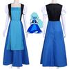 Stunning Sapphire Blue Gown Dress For Steven Universe Cosplay And Halloween Events
