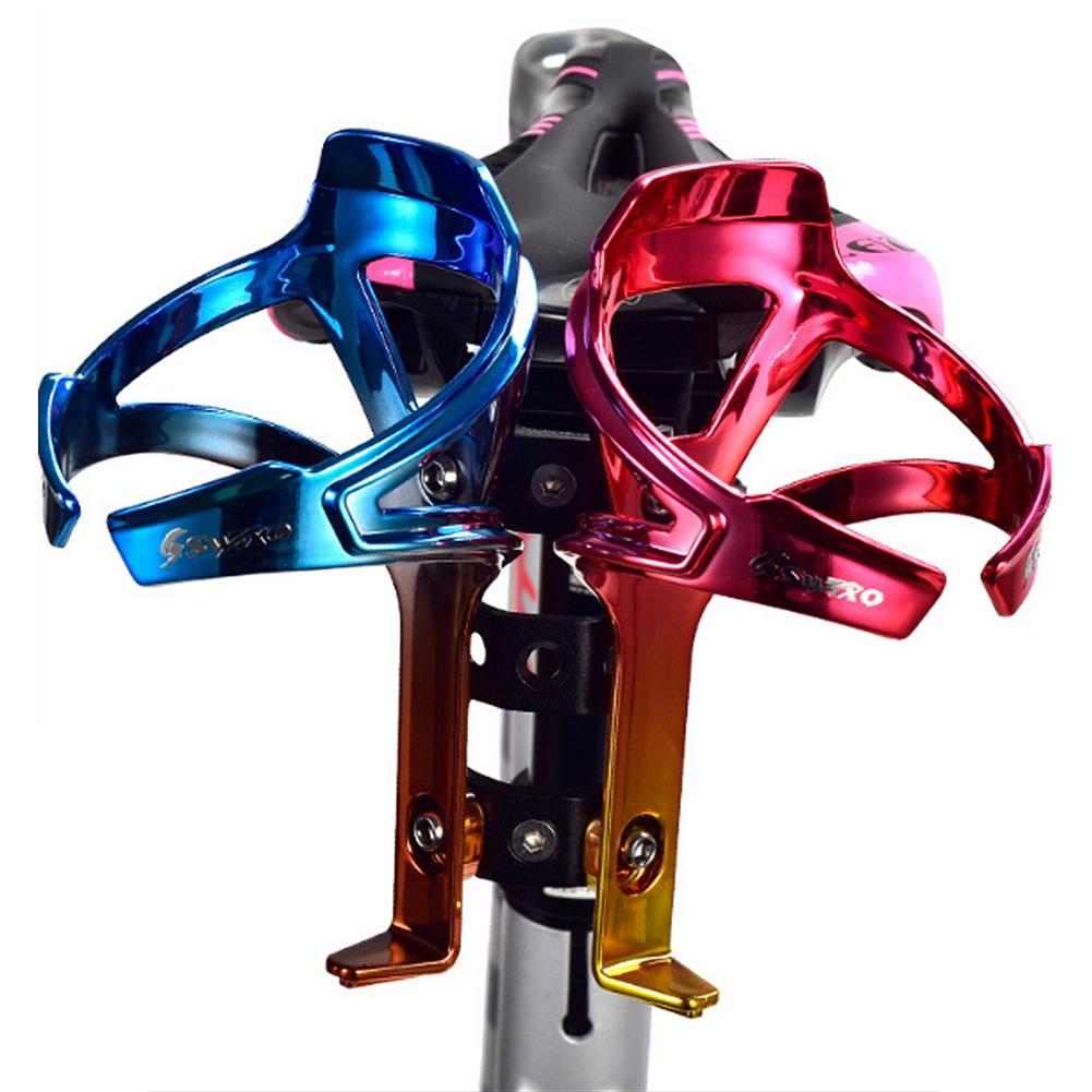 Bicycle Water Bottle Cage Mountain Bike Saddle Back Double Bottle Cage Holder Aluminum Seat Rack Adapter Bike Accessories