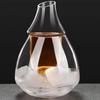 Transparent Wine Cooler Glass Wine Dispenser Cooling Sake Cup Wine Warmer  Home