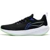 Li Ning Wuyue Cushioning Slip Resistant Abrasion Resistant Breathable Low Top Casual Running Shoes Men's Black ARST003-4