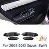 Mejora de Apoyabrazos de Puerta de Cuero para Suzuki Swift 2005-2012 - Revestimiento del Panel Interior de la Puerta.
