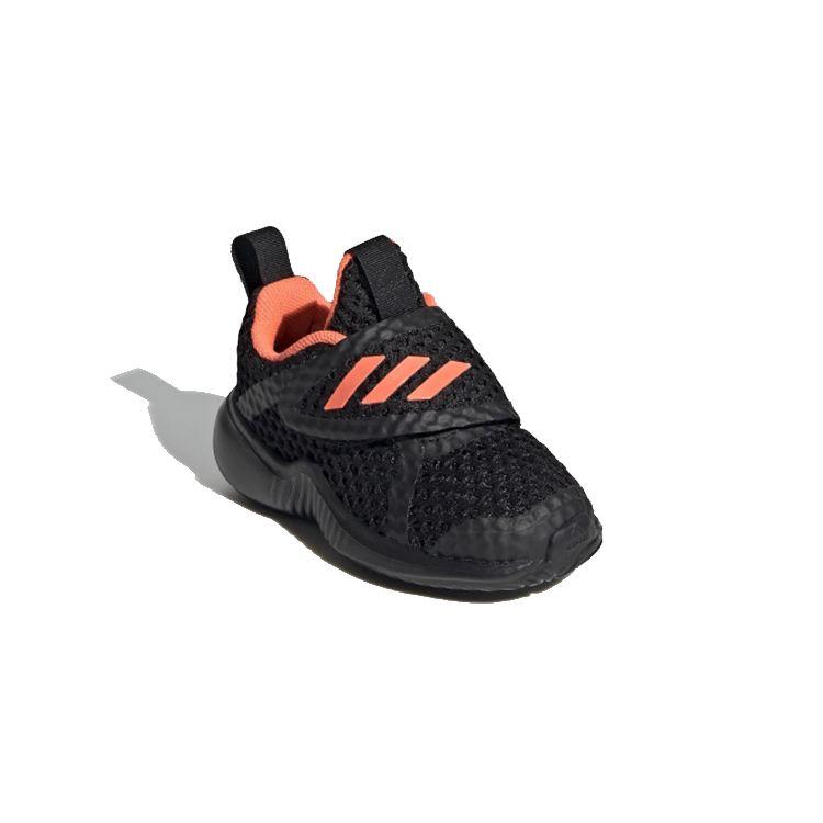 Adidas Summer.Rdy X  Fortarun Cf I Collaboration Velcro Low-Top Sports Casual Shoes Baby Sneakers Black Orange EH1707