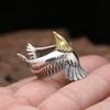 Open Size Ring Jewelry Gold Retro Eagle Wings Fashion Rings Unique Copper Alloy Eagle Ring Man's High Quality Animal Accessories