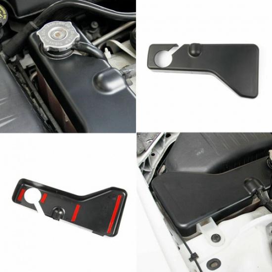 Do Dodge Challenger Charger 2011+ Czarna Osłona Zbiorniczka Płynu Chłodzącego Elementy Dekoracyjne Akcesoria
