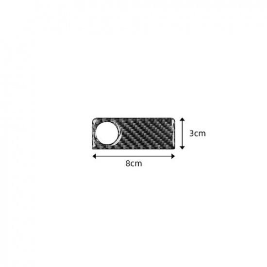 Carbon Fiber Co-Pilot Glove Storage Box Handle Bowl Cover For Mazda 6 06-08 LHD