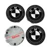 -4Pz 56/68mm Coprimozzo Centrale Ruota Auto Copriruota per BMW E36 E46 E53 E90 E60 E61 E93 E87 X3 X5 F30 F20 F10 G30 Accessori
