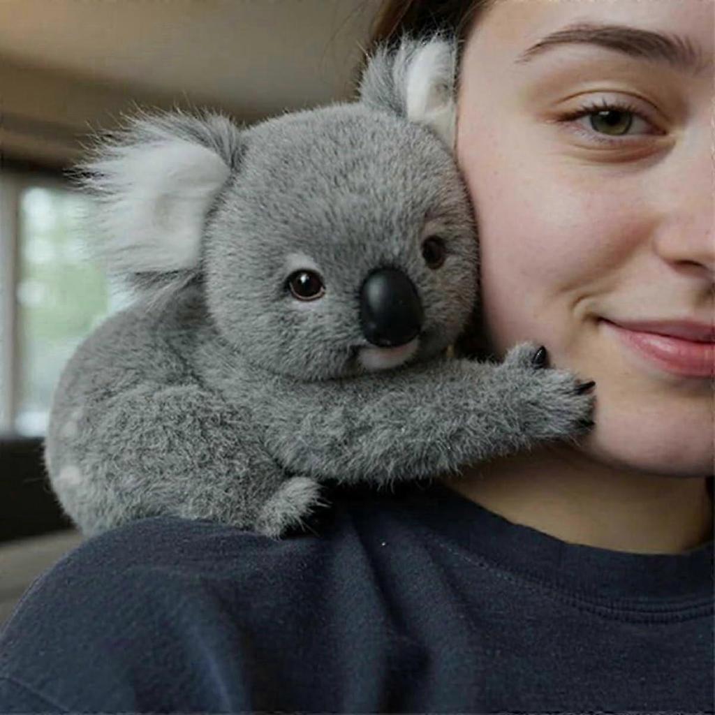Ultra-Soft Koala Plush Toy, Koalas Stuffed Animal Toy Cozy Comfort, Endless Snuggles, Comfort Interactive Toy Gift for Kids Adults
