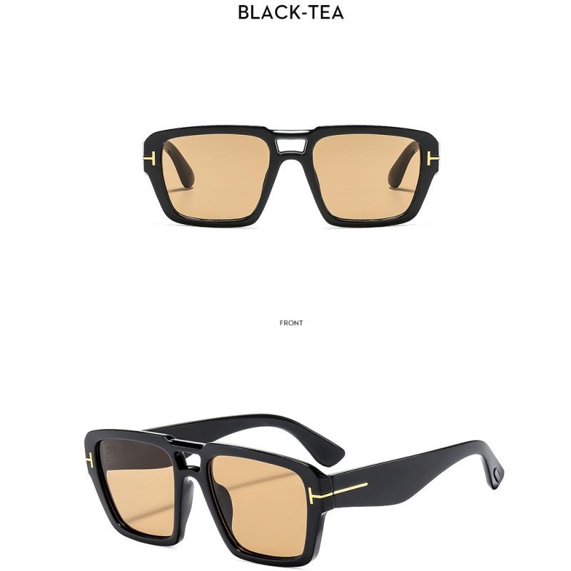 Women's sunglasses, square T-shaped sunglasses, men's and women's fashion sunglasses