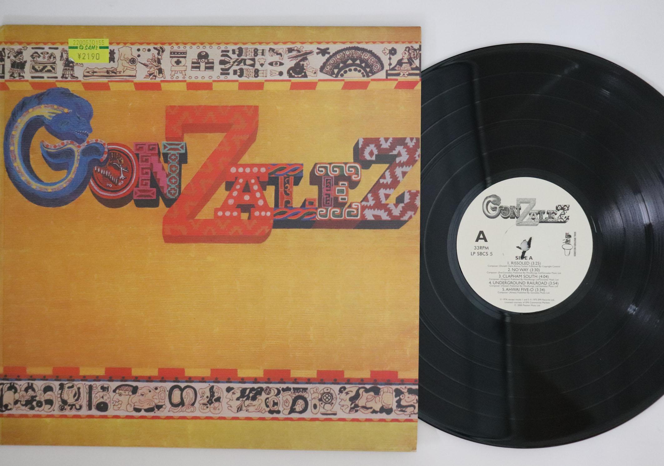 

LP Record GONZALEZ Gonzalez LPSBCS5 SOUL BROTHER 2000 UK Jazz Used