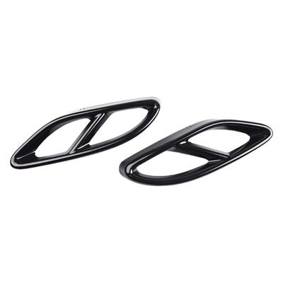 Aluminum Rear Bumper Exhaust Tail Pipe Cover Trim for GLC Class 2024 Car Exhaust Pipe Cover Replacement Accessories