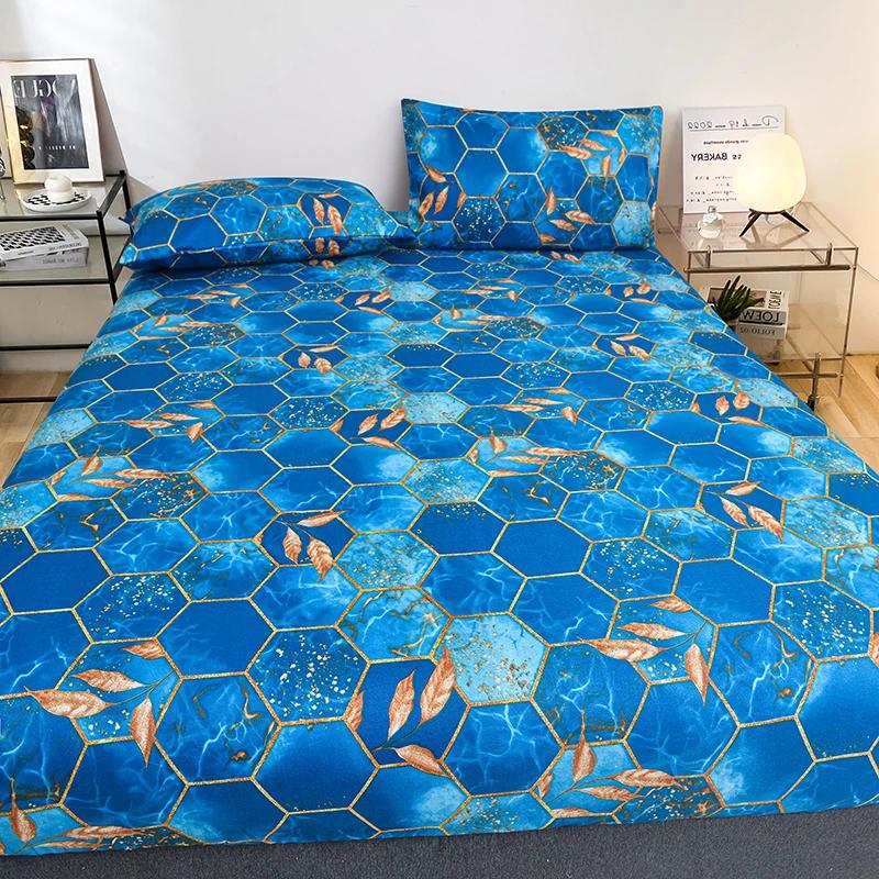 Elegant borstad lakansväv i polyester - Lyxig känsla, Lättskött, Enkelsäng/Dubbelsäng/Kingsize/Queensize