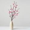 Artificial Plum Branches, Winter Red Wintersweet Plastic Holiday Flowers (Vase No'S Day, New Year, Wedding Hall Decor, Anniversary Decoration, And As