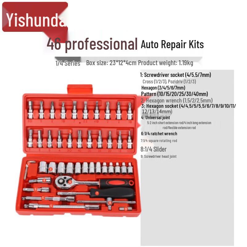 Yishunda Car Repair Tool Kit