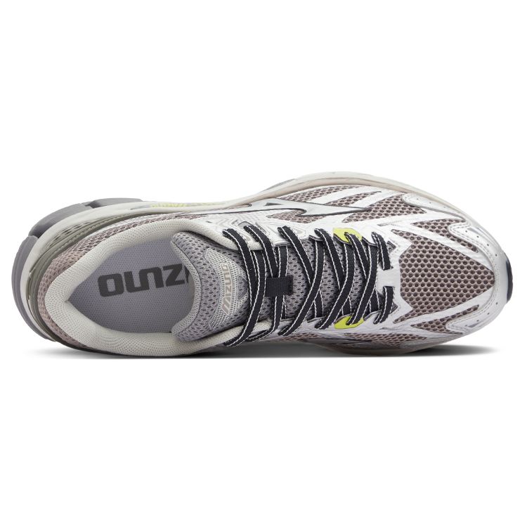 Mizuno Halo Mix Unisex Low Top Running Shoes Meteor Gray Mesh D1GH240803