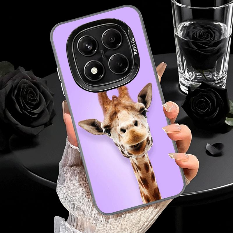 Giraffe Animal Pattern Shockproof Phone Case for Xiaomi Redmi Note 15 14 13 12 Pro Plus 11 11S 11T 5G Cover Anti Fall Fundas