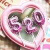 Rainbow Number Candle Digital 0-9 Birthday Party Decor Pink Balloons Gradient Candles Birth Wedding Anniversary Candle