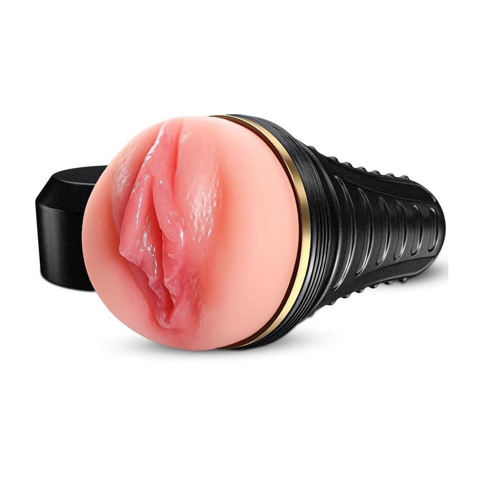 Male Masturbator,Realistic Pocket Pussy Vagina Textured with 7.5in Depth Lifelike Soft and Fleshy Texture,Penis Training Masturbators Sex Toy