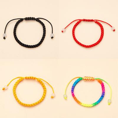 And Female Ethnic Style Bracelet Colorful Red Rope Rope Holiday 20 Pieces Braided Zodiac Year Male Supply Wholesale Small Gifts Couple Bracelet