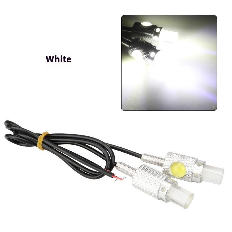 2Pcs Motorcycle Led Eagle Eye Light Turn Signal Indicator Super Bright Led Motorbike Auto License Plate Light Driving Light