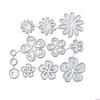 Mini Flowers Metal Cutting Dies Stencil Scrapbooking DIY Album Stamp Paper Card