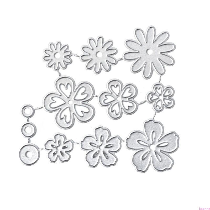 Mini Flowers Metal Cutting Dies Stencil Scrapbooking DIY Album Stamp Paper Card