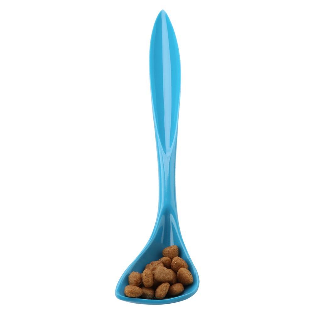 3 pcs Small Size Wet Food Scoop Polymer Long Handle Pet Spoon Can Leftover Cleaning