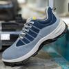 Scarpe di Protezione Lavoro Basse, da Uomo Antinfortunistiche Anti-schiacciamento, Anti-perforazione, Punta in Acciaio, Resistenti all'Usura, Antiscivolo, Scarpe da Lavoro di Sicurezza