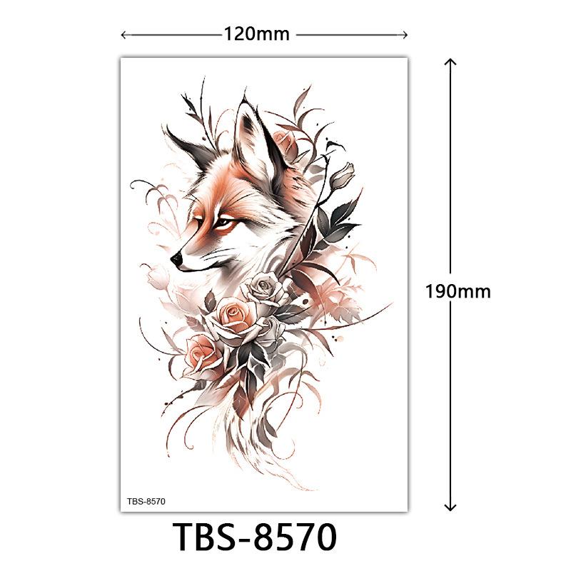 

Waterproof Tattoo Sticker, Totem Character Animal Tattoo Sticker Tattoo 120*190mm