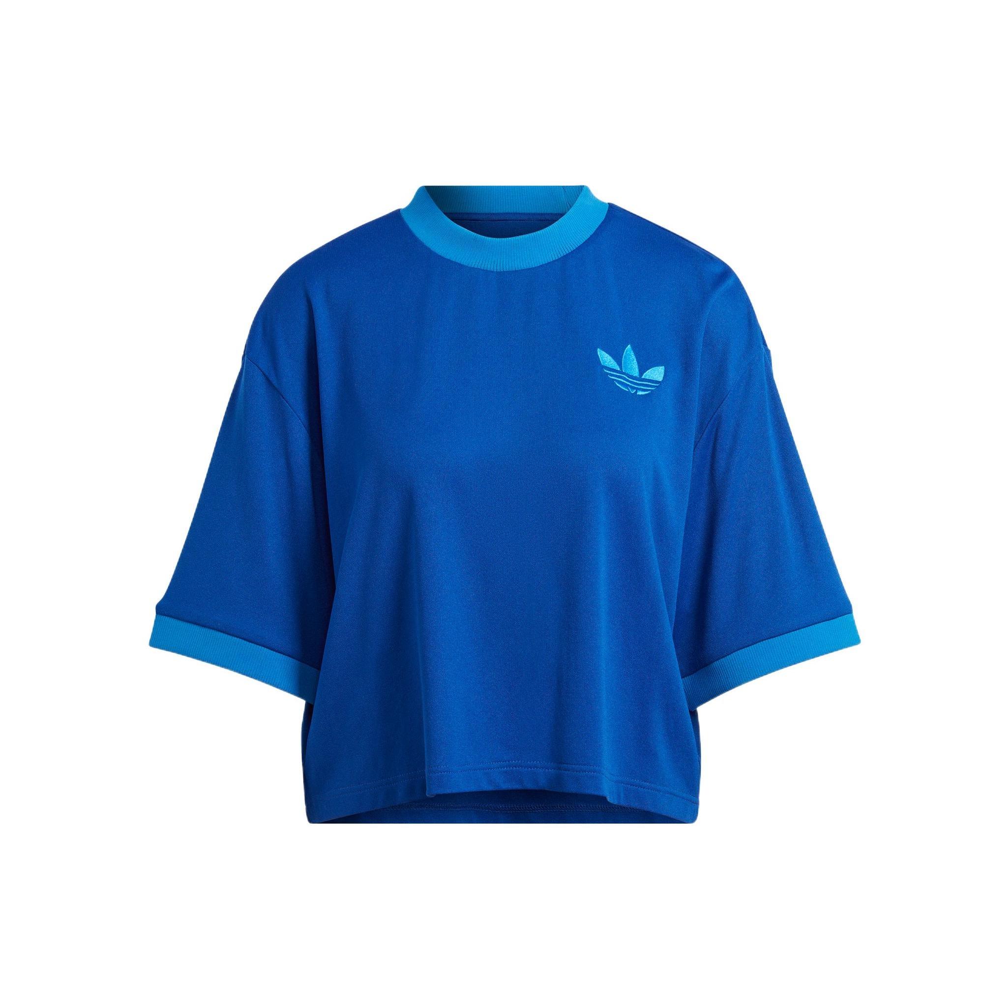 (WMNS) adidas Adicolor Heritage Now Oversized Tee Asia Sizing  Blue  Women s IB2062 L