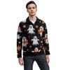 Men's Halloween Printed Corduroy Button Shirt
