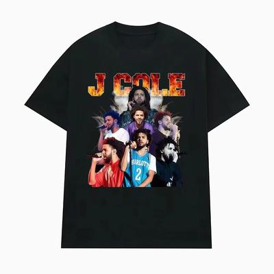 J.Cole The Fall Off Album 2026 Tour Vintage Graphic T-shirt Men Women High Street Hip Hop Classic T Shirt Pure Cotton Tee Shi...