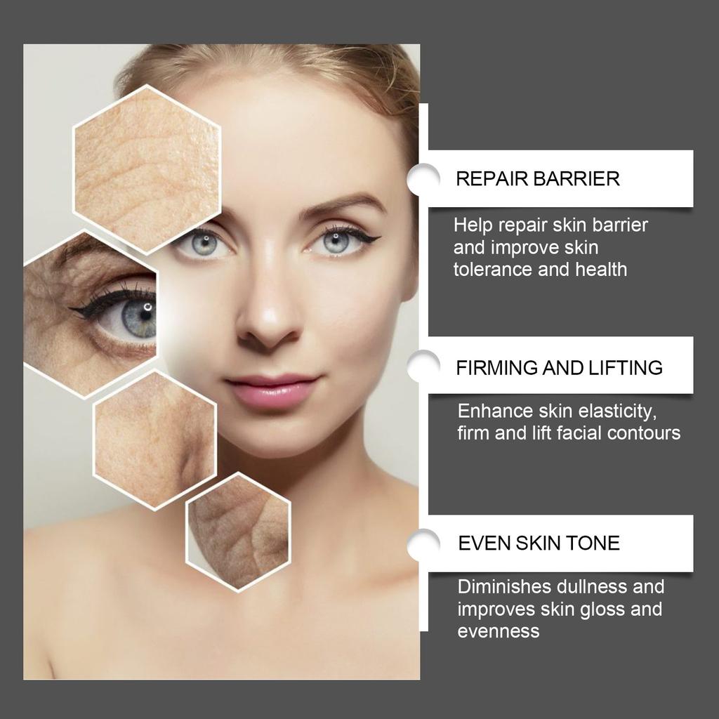 Cream Anti-Aging, Repairs And Moisturizes The Skin, Against Fine Lines And Wrinkles, Face Cream To Reduce Wrinkle Depth And Regeneration