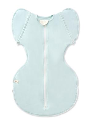 Sleeping Swaddle Sleep Swaddle Certified by the International Hip Dysplasia Association Blue [Neclumi] (Angel Gray, Medium)