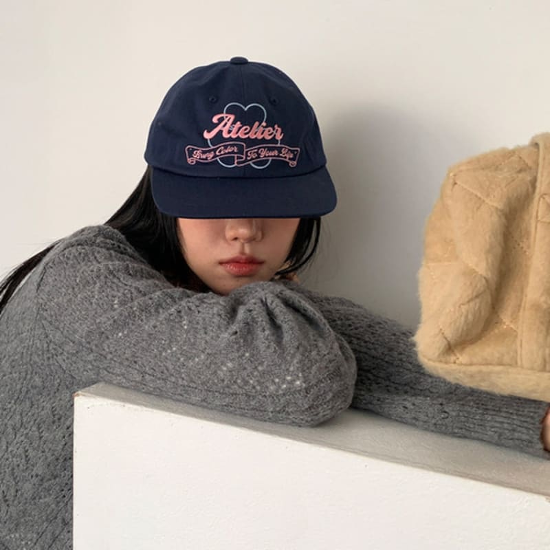 by Atelier [by Atelier] LUCKY CAP_NAVY