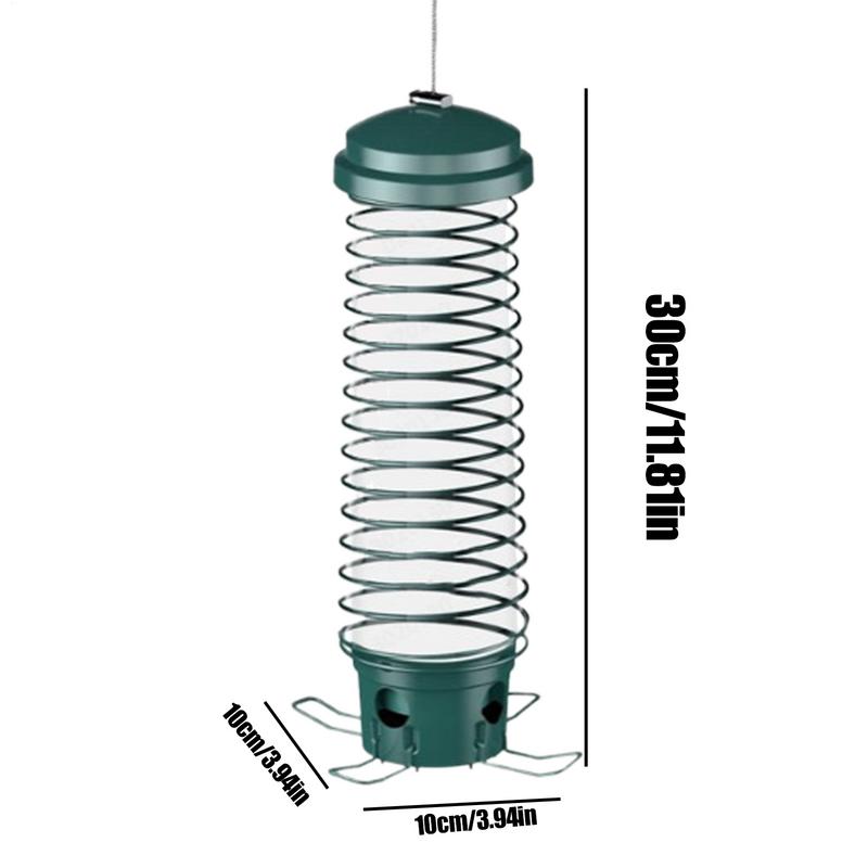 Bird Feeder Bluebird Food Dispenser Outdoors Hangable Birdfeeders Weatherproof Food Holder For Women Mom Grandma Bird Lovers