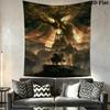 Elden Ring Wall Tapestry Aesthetic Wall Hanging Printed Fabric Blanket Decorative Tapestries for Bedroom Living Room Home Decor