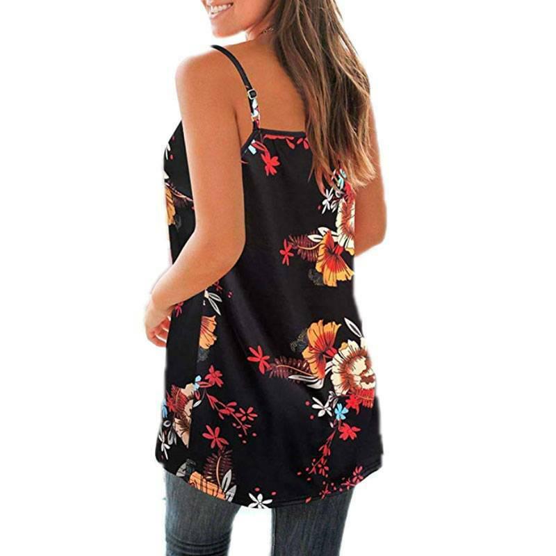 Female Sexy Floral Printed T Shirt 