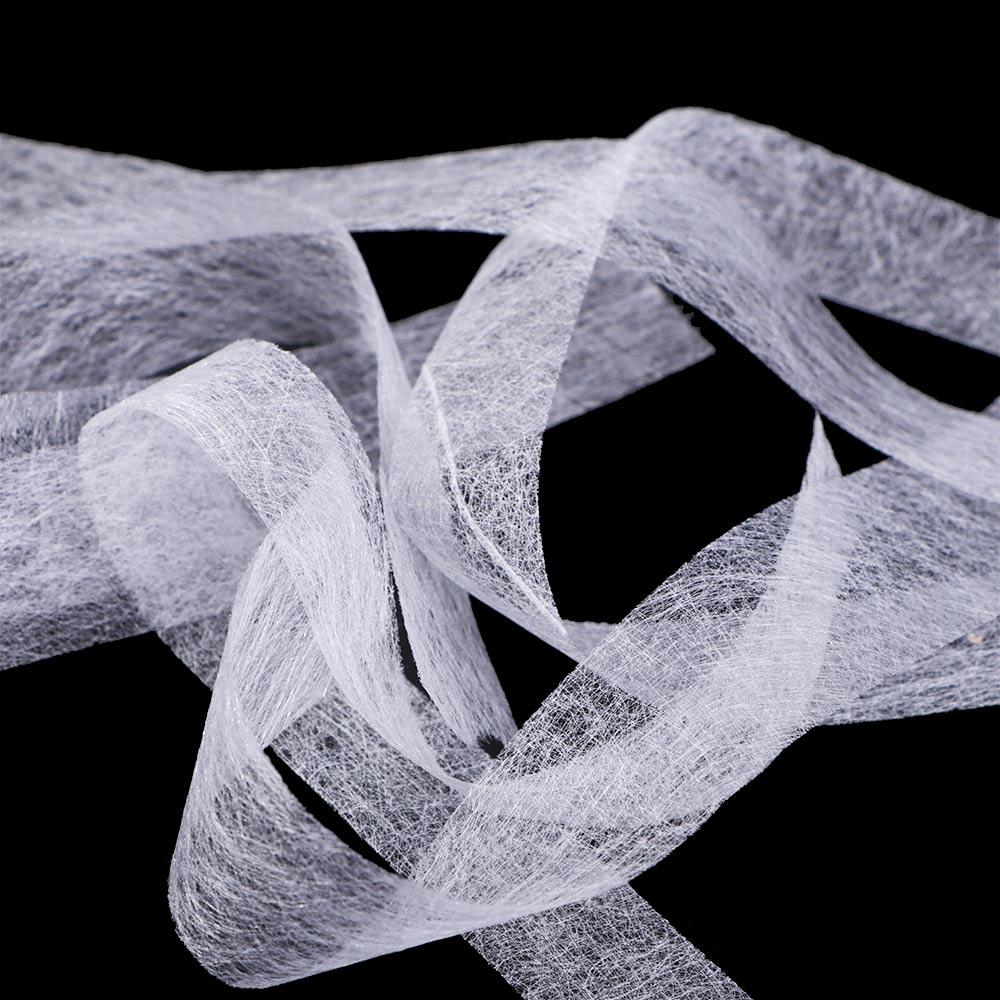 1pcs Iron-on Lace Trim Double Side Sewing Garment Fabric Tape Wonder Web Fuse Hem Tape Hemming Tape