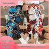 Men's Summer Casual Wide-Leg Elephant Print Bloomers