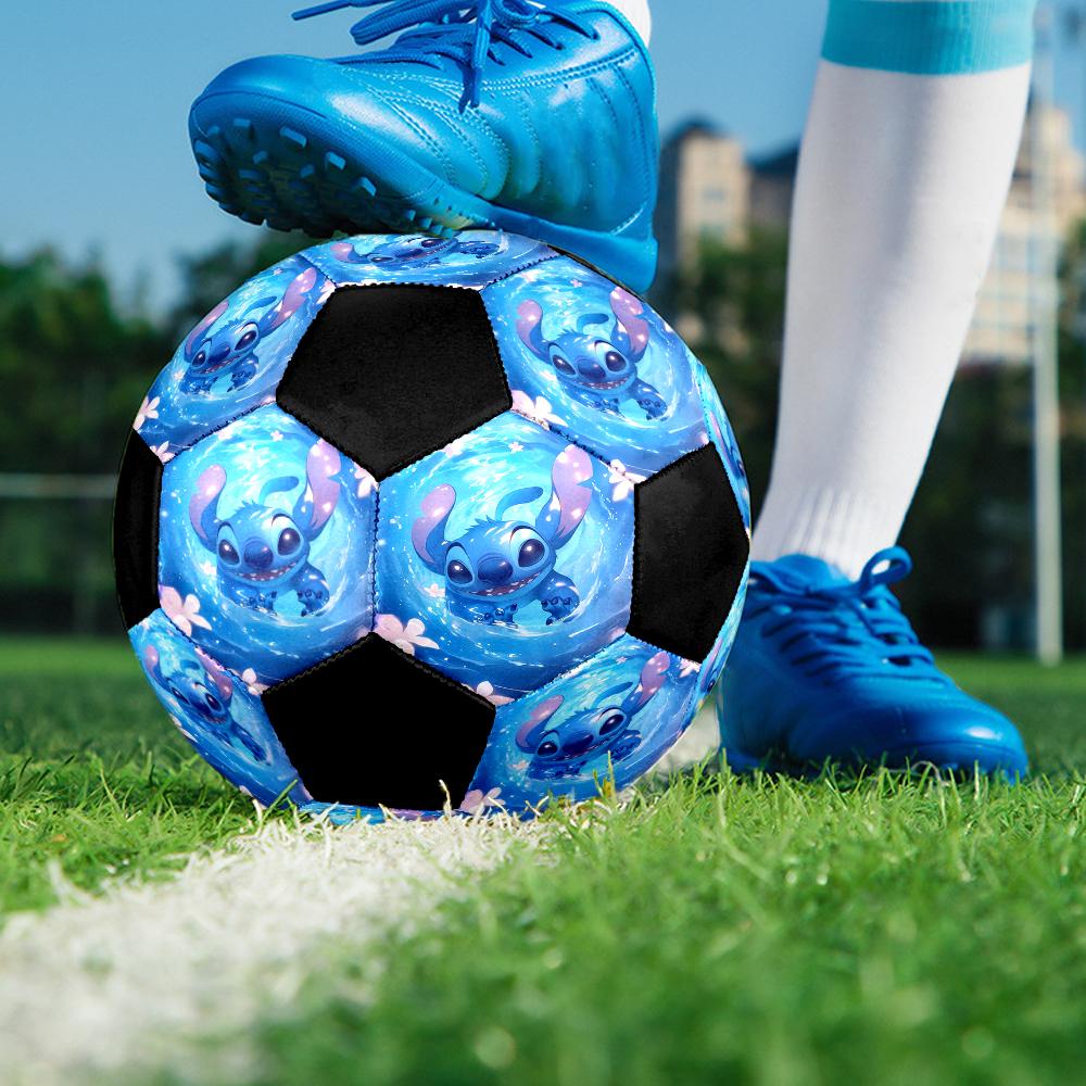 Stitch Theme Size 5 Soccer Ball, Suitable for Both Indoor and Outdoor Matches, a Gift Suitable for Everyone.