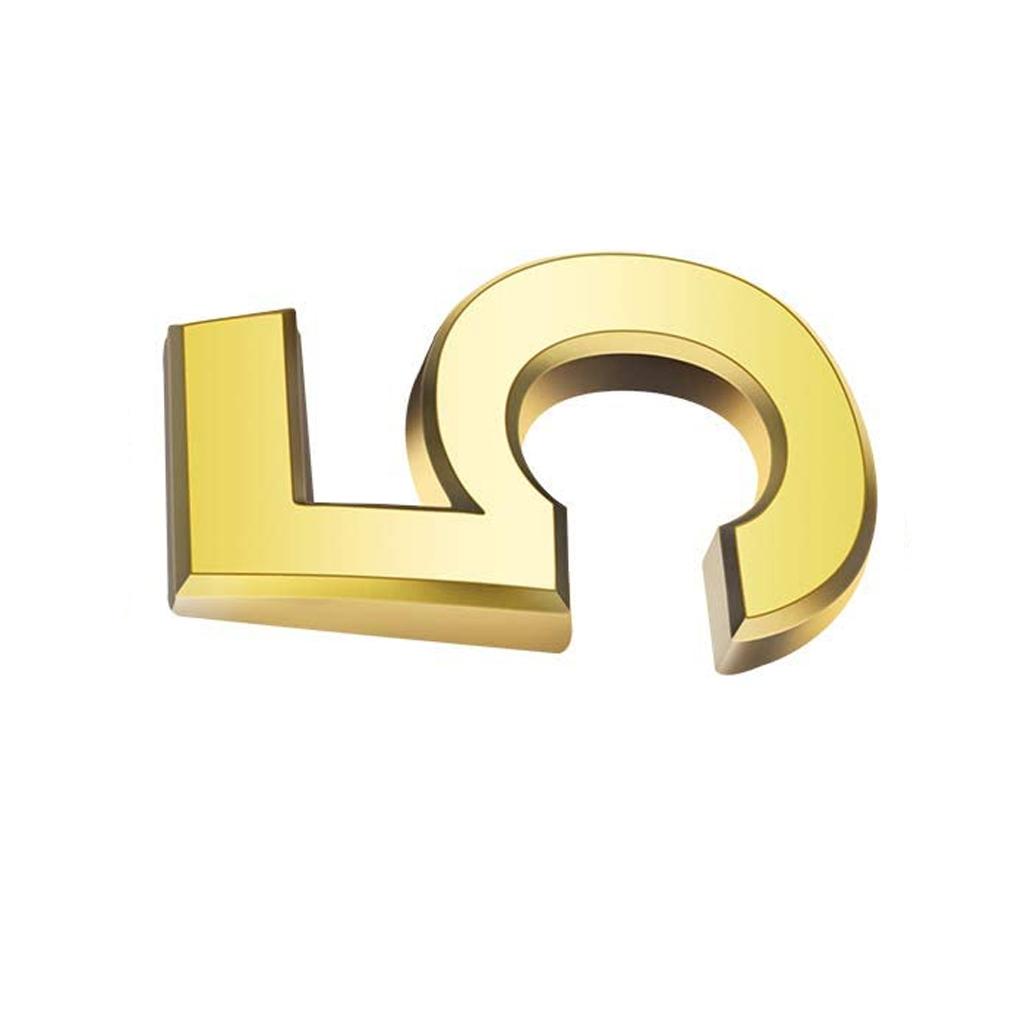 Hausnummern für Außen Haushalt ple Stil Exquisites Schild Exquisite Zahlenmarkierung Markierungszubehör für Hotel Haus Wohnung