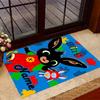 Bunny Friend Personalized Text Floor Mat Perfect for Balcony Hallway Decorate room Living Rooms Anti-slip Rug Anime Office Decor Best for Christmas