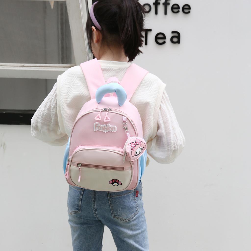 School BagsNew Foreign Style Cute Little Girl Fashion Versatile Children's Bag Outdoor Casual Snacks Shoulder Back