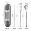 Wutuo Portable 304 Stainless Steel Cutlery Set with Case