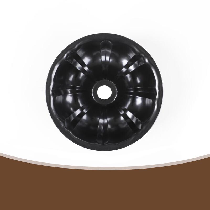 ZISIZ Tiefschwarzes Kürbiskuchenform-Set