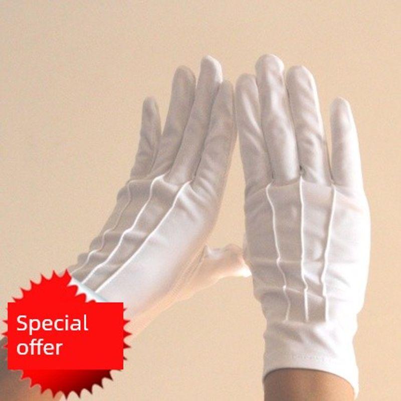 

Дружба Юи Трехреберные Белые Перчатки Высокое Качество Этикет Стрейч Часы Шоу Водитель Вождение Сушильная Тарелка Бусины Будды Квадратный Танец Friendship Dylon White Single Flat Y0001 One size